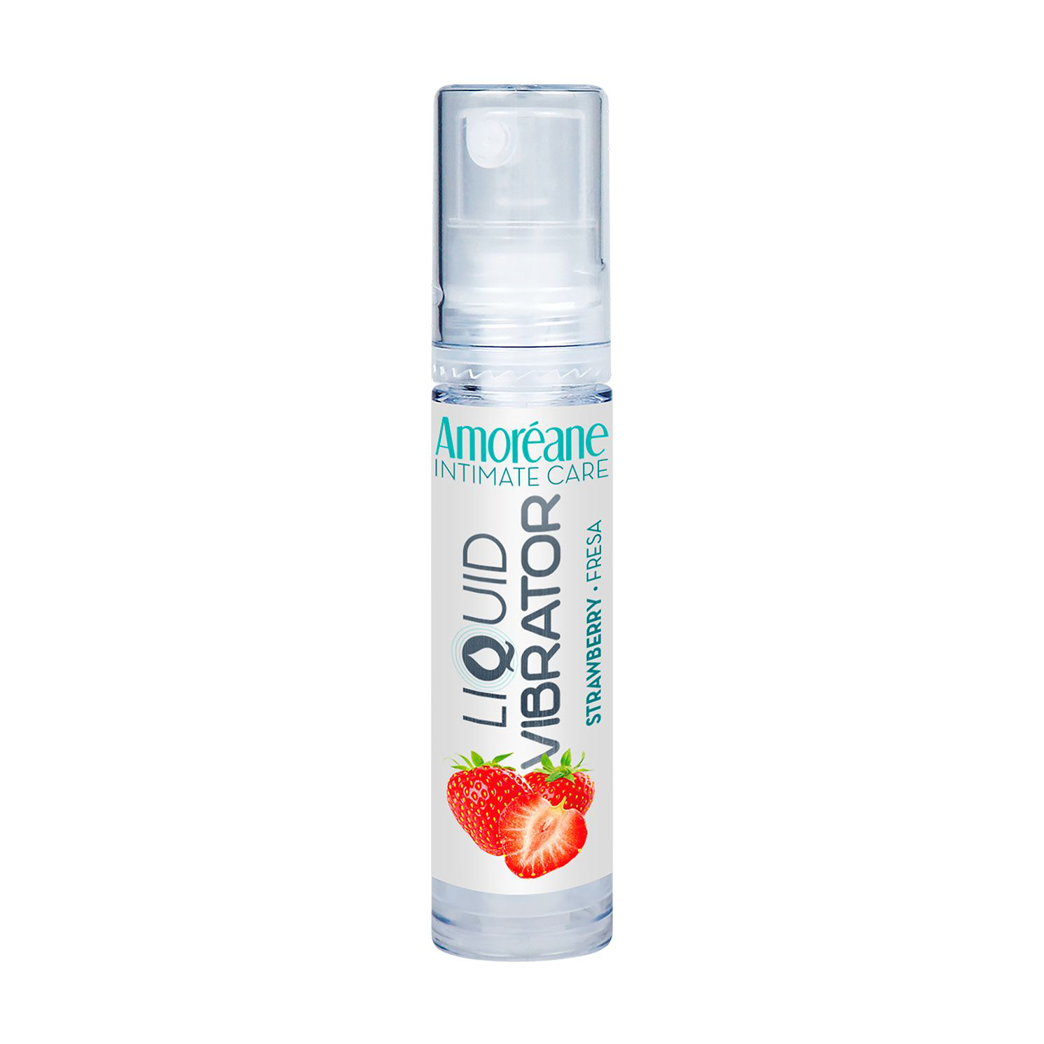Рідкий вібратор Amoreane Liquid Vibrator Strawberry, 10 мл