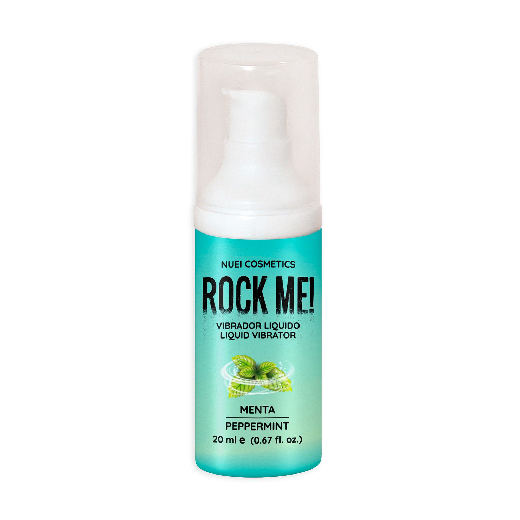 Рідкий вібратор Nuei Rock Me! Liquid Vibrator, Peppermint, 20 мл