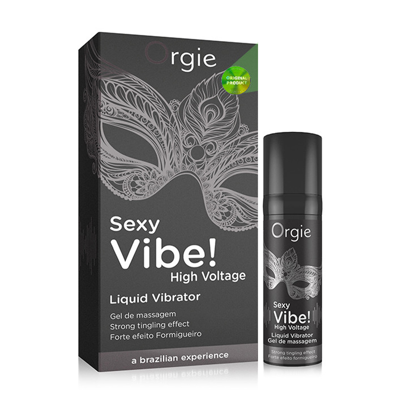 Рідкий вібратор Orgie Sexy Vibe! High Voltage Liquid Vibrator, 15 мл